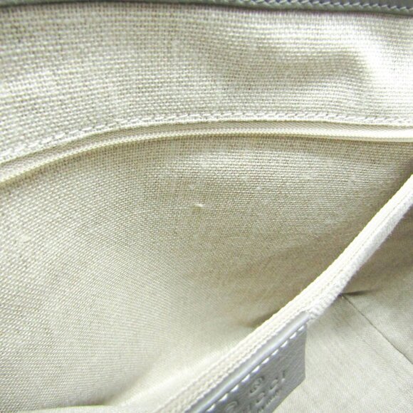 GUCCI Gray Leather Shoulder Bag - Picture 9 of 12
